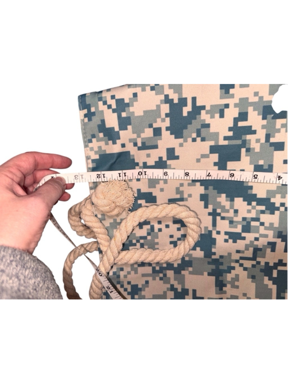 Alea Women's Tote Bag, One size, Blue green digital camo - Picture 8 of 9